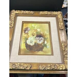 Pansy Oil Painting